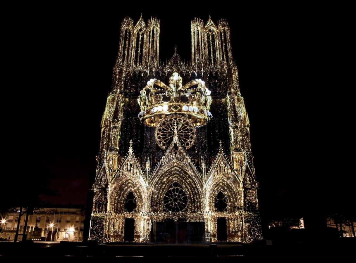 Les Rotins - Logements Climatises - Cathedrale A 2 Pas Reims Eksteriør bilde